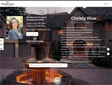 Tablet Screenshot of christyricepm.com